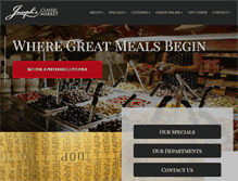 Tablet Screenshot of josephsclassicmarket.com